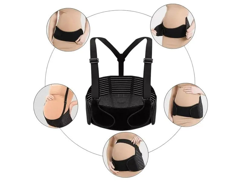 Pregnancy Belly Support Belt - Abdominal Support for Back & Posture Relief_2